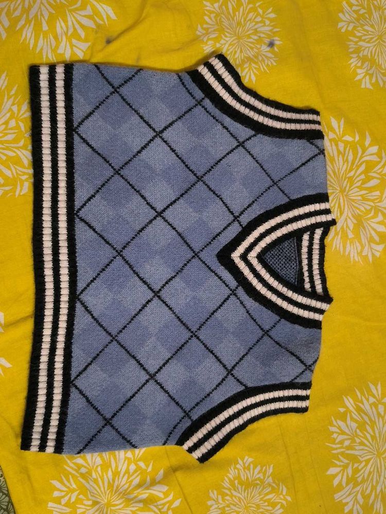 Argyle Knit Vest