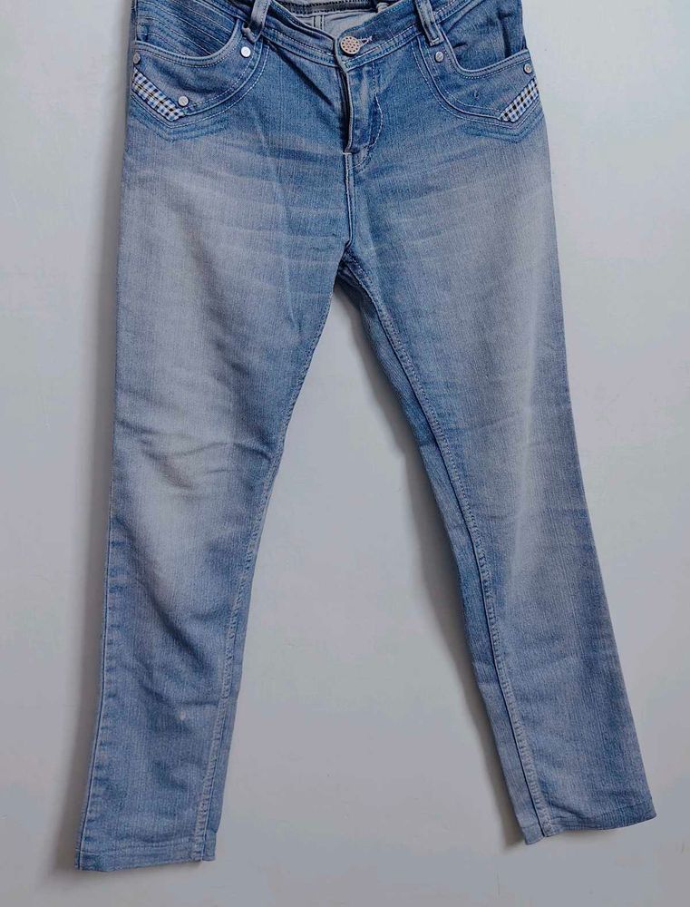 Light Wash Denim Jeans