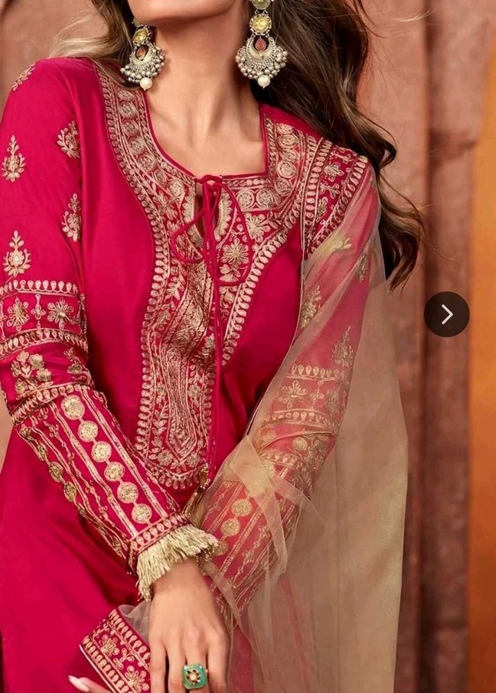New Branded Designer kurta with trouser and dupatt