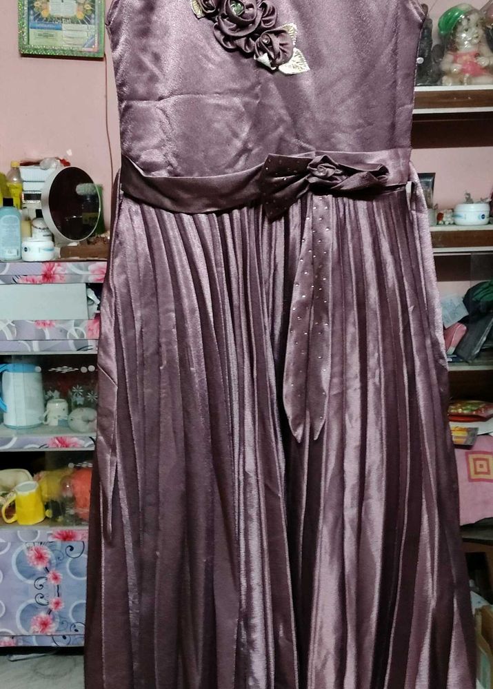 Elegant Purple Gown