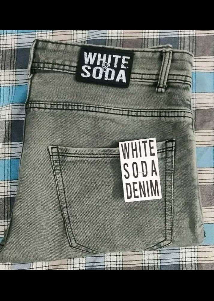 imported denim Jeans and White shirt