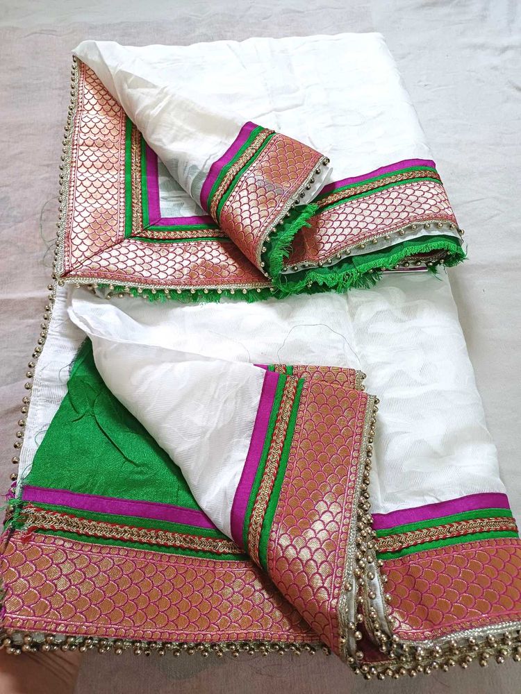 🆕️ Brasso Saree with Brocade Border