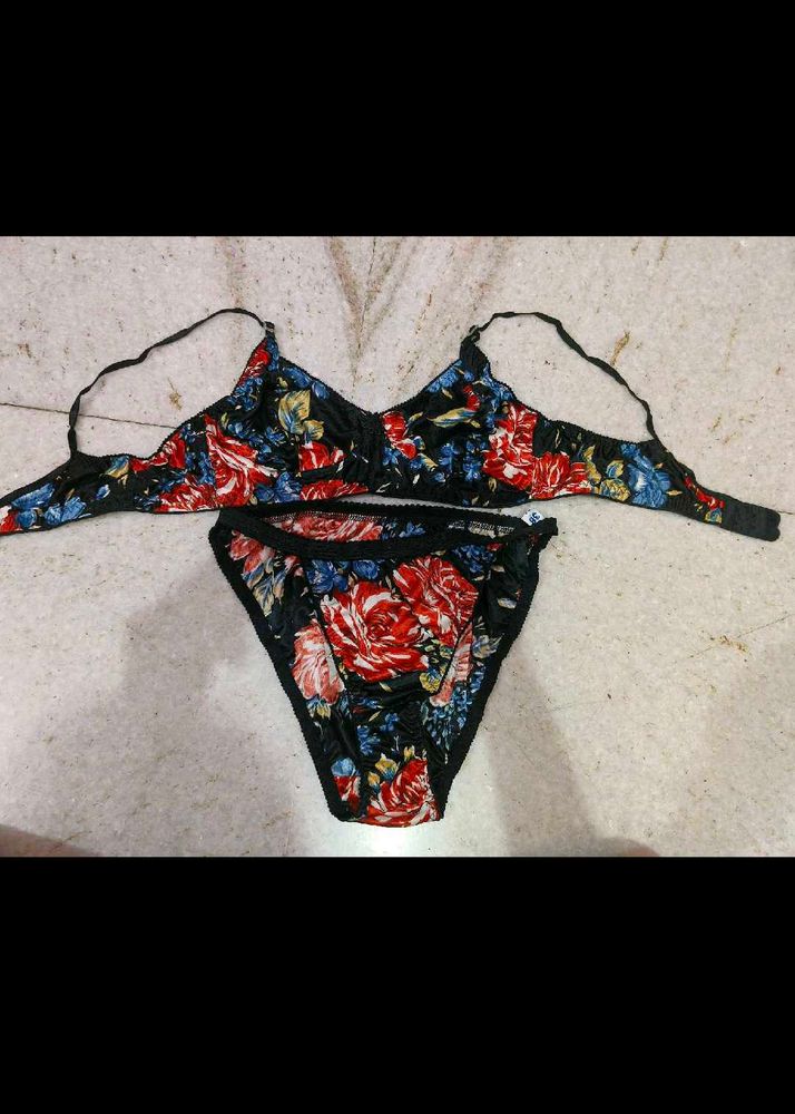 Floral Lingerie Set