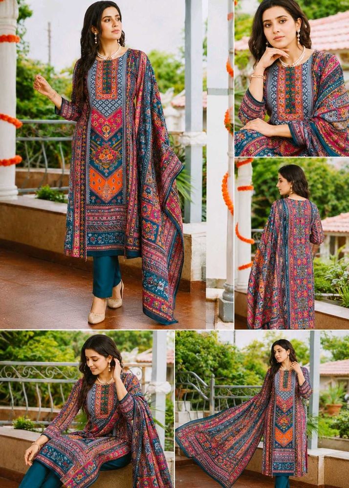 Women's Printed Kurta Set with Dupatta