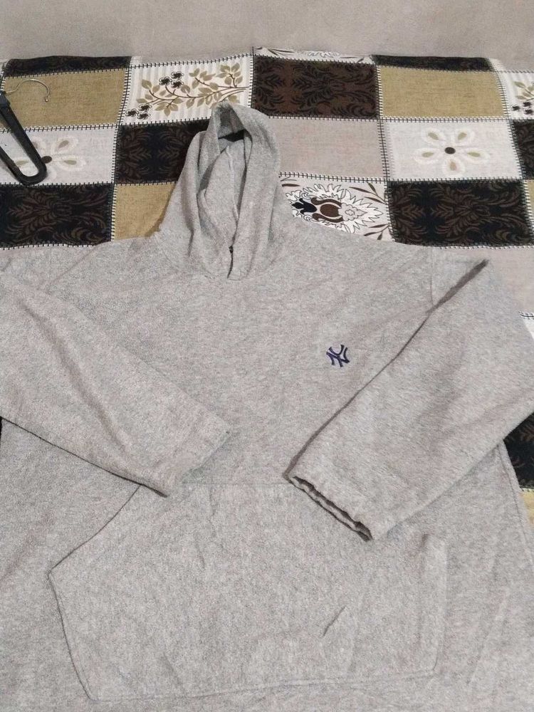 Men's Grey NY Hoodie