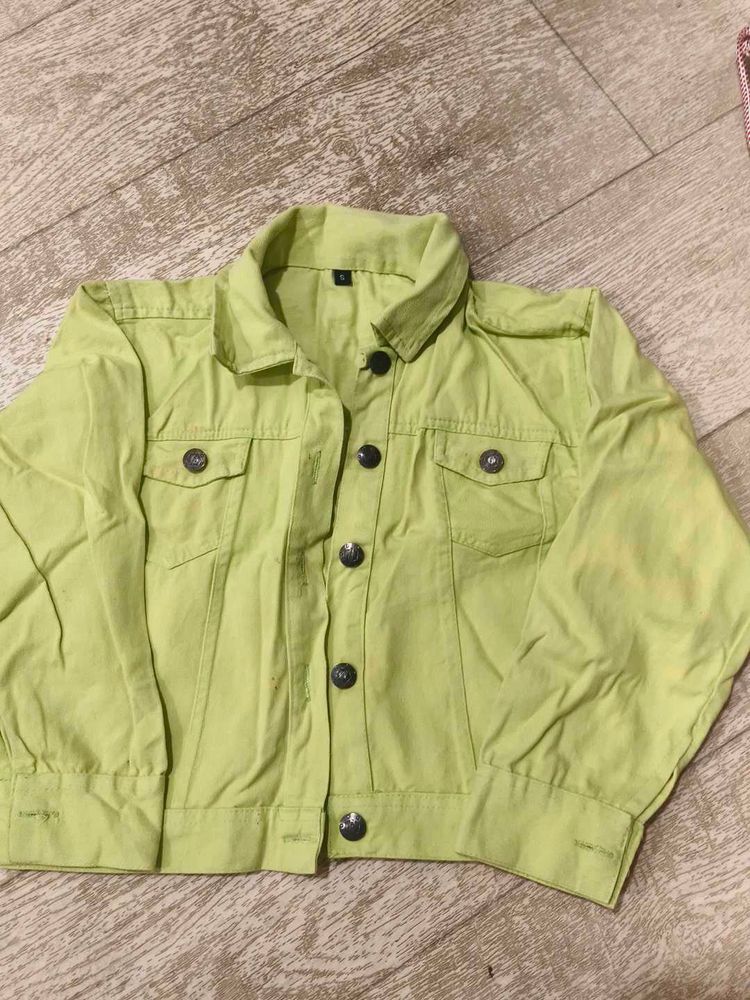 Green Denim Jacket