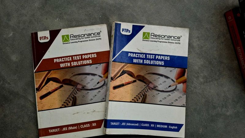 Resonance JEE Practice Test Papers with Solutions