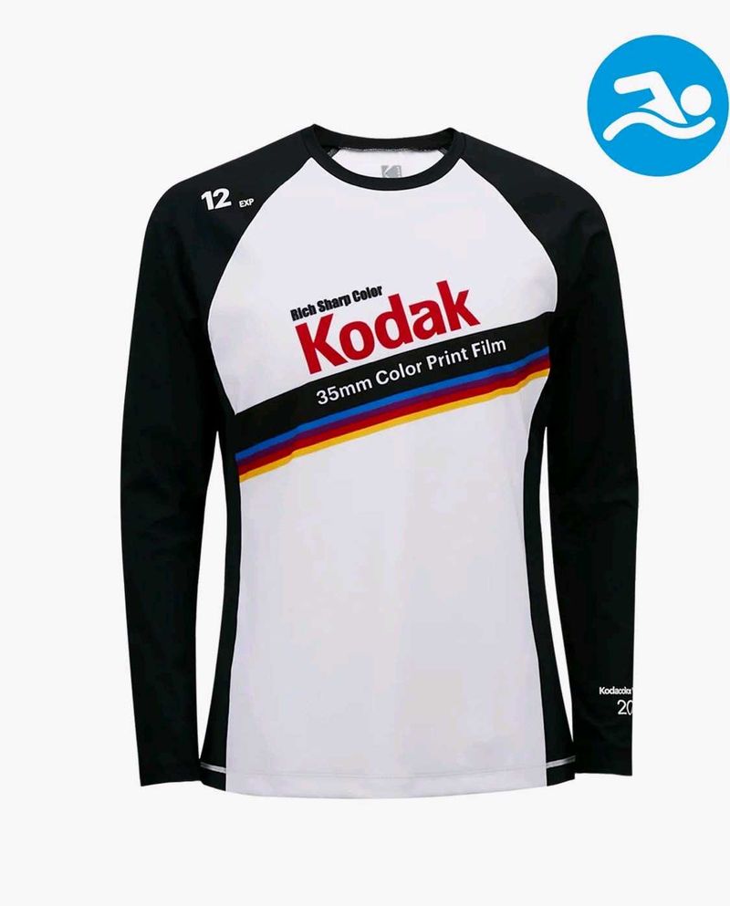 Kodak 2000 Graphic long sleeve rash guard