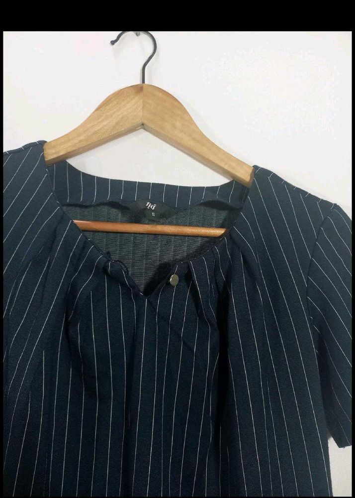 Chic Striped Tunic Top