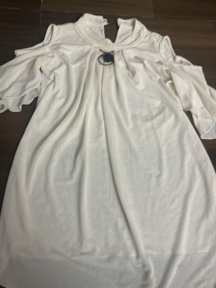 Chic Off-Shoulder Ruffle Sleeve Top