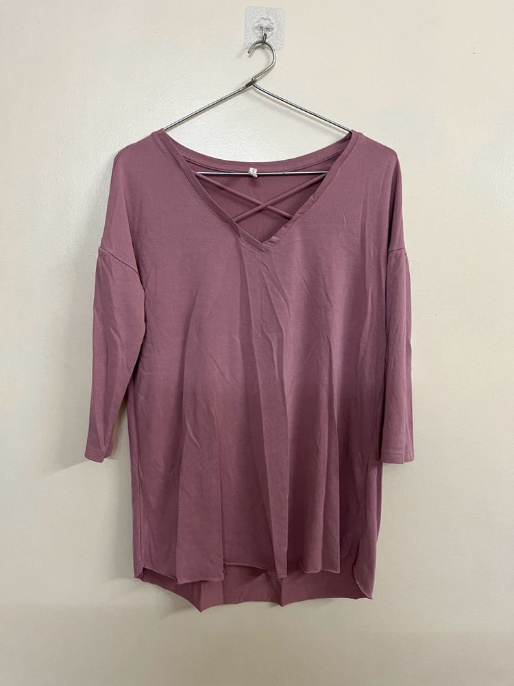Women's V-Neck Crossover Top