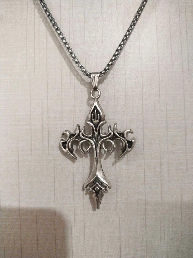 Gothic Cross Pendant Necklace
