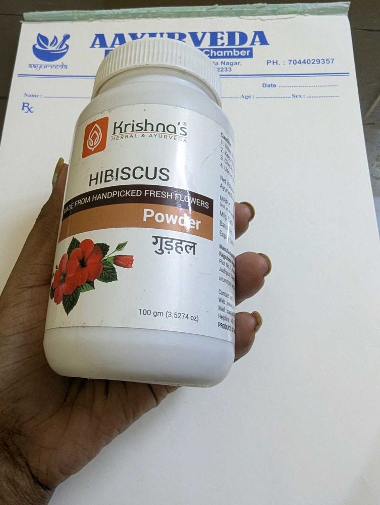 Krishna's Herbal Hibiscus Powder