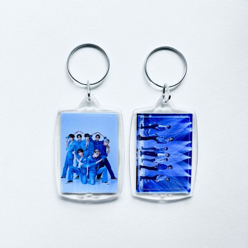 NEW K-Pop ENHYPEN Photo Keychain Set of 2