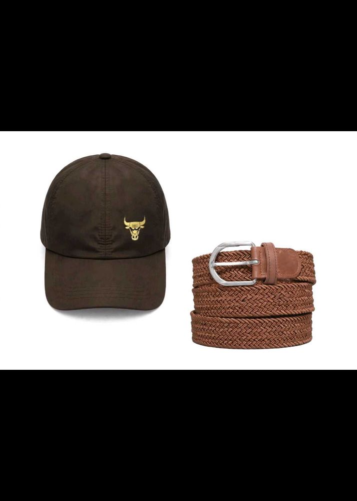 Chicago Bulls Cap+belt COMBO