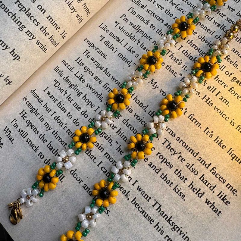 Sunflower bracelet