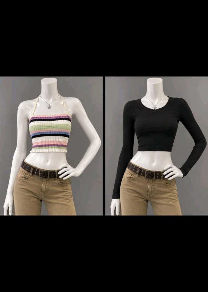 Cute Crop Tops Set