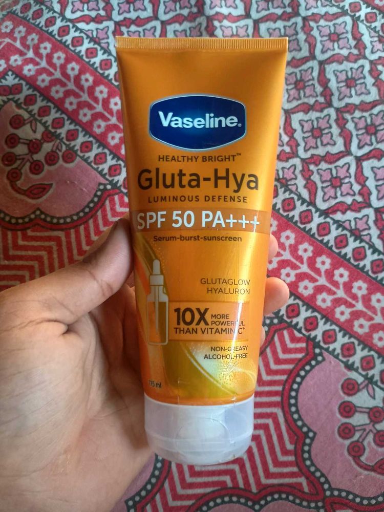 vaseline sunscreen SPF 50 PA+++
