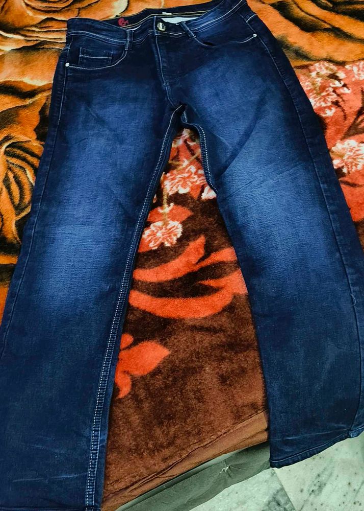 Blue Wash Denim Jeans