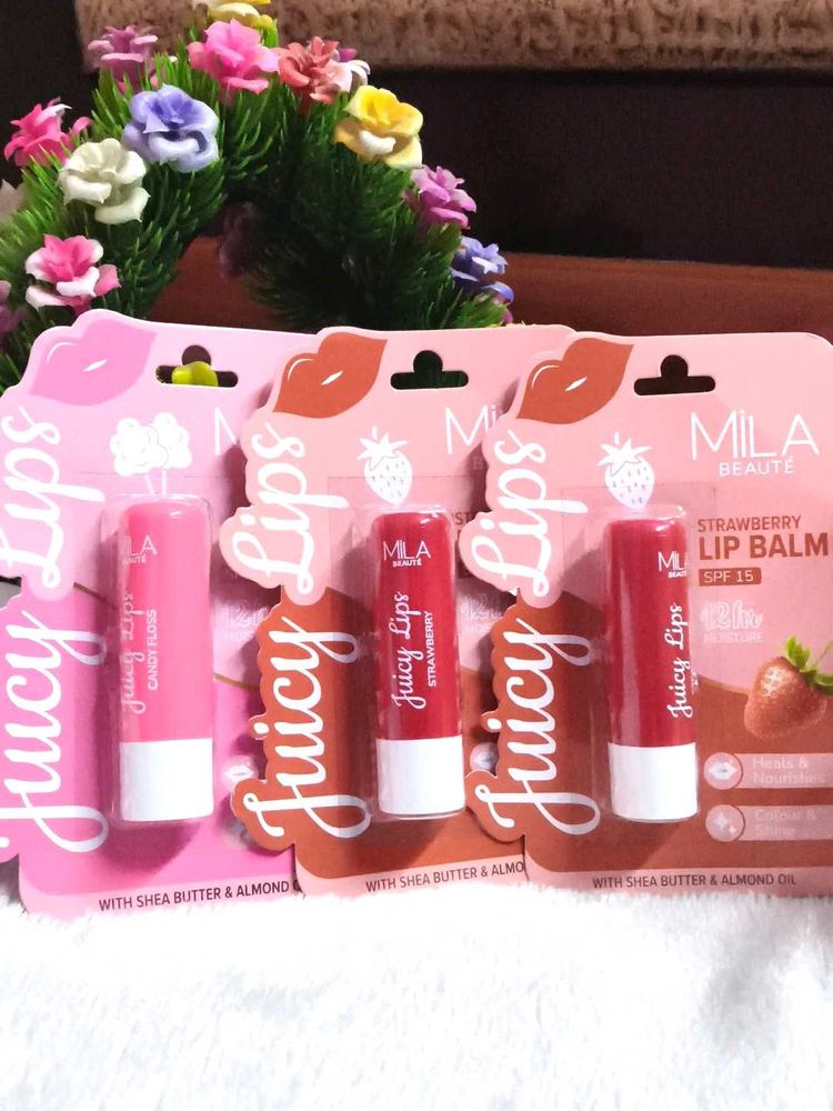 Mila Beaute Juicy Lips Lip Balm Set