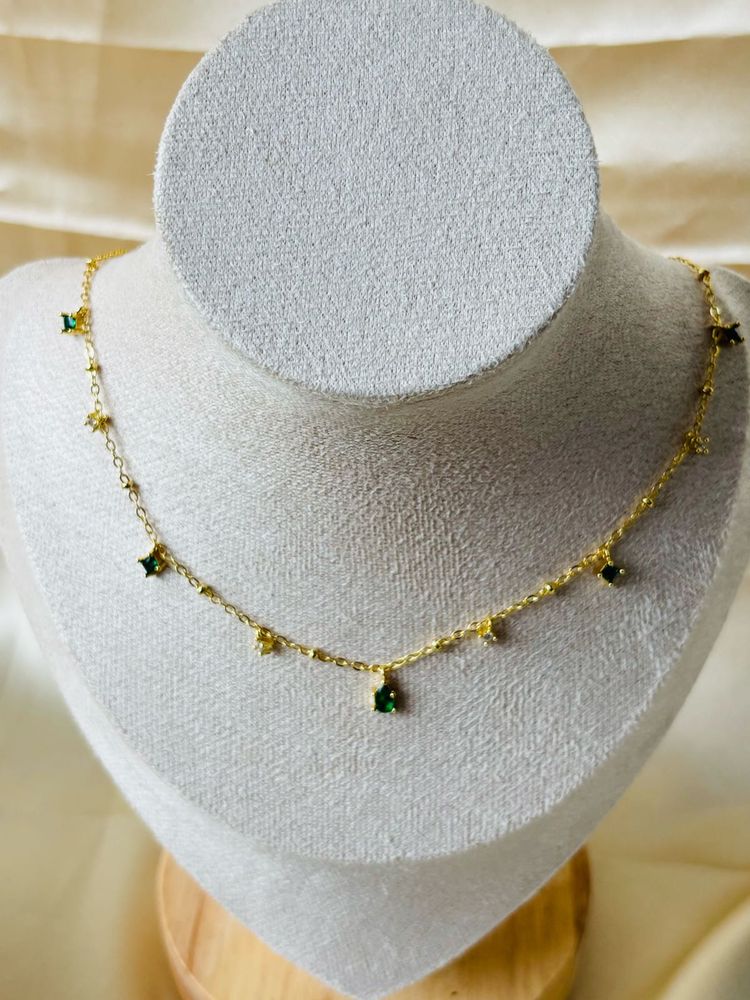 Winnie Green Charms necklace Anti-tarnish