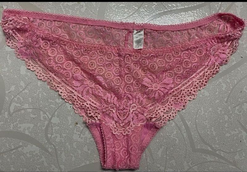 Stylish Women's Lace &amp; Mesh Panties-XL