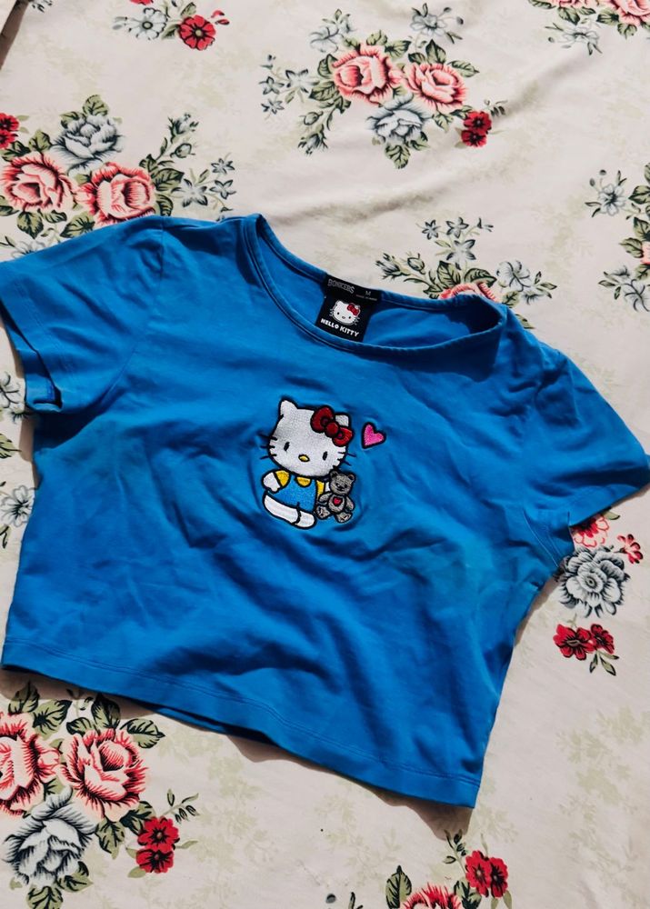 Blue Hello Kitty T-Shirt