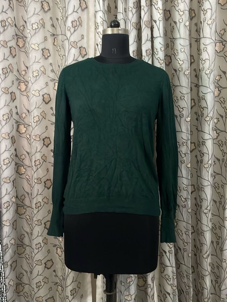 Classic Green Long Sleeve Sweater