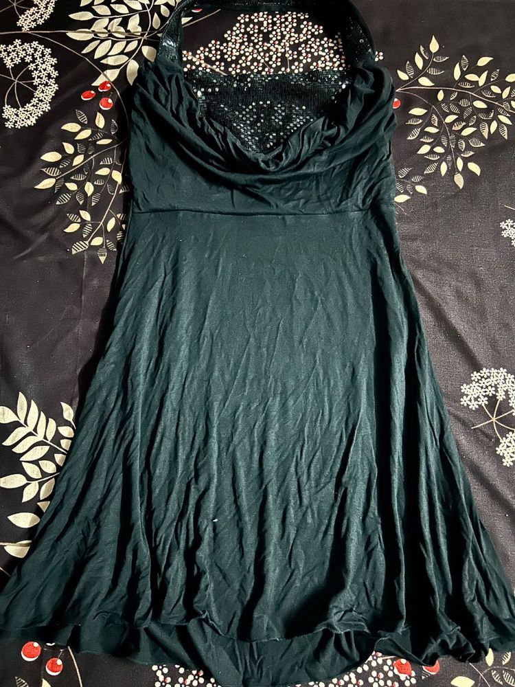 black party short dress