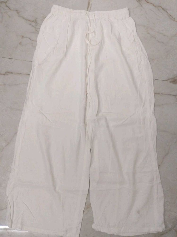 COMBO SALE: White and beige Palazzo set