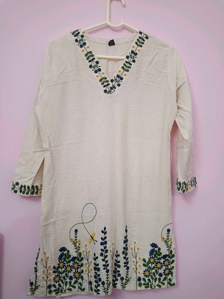 Embroidered co ord set with Floral Design