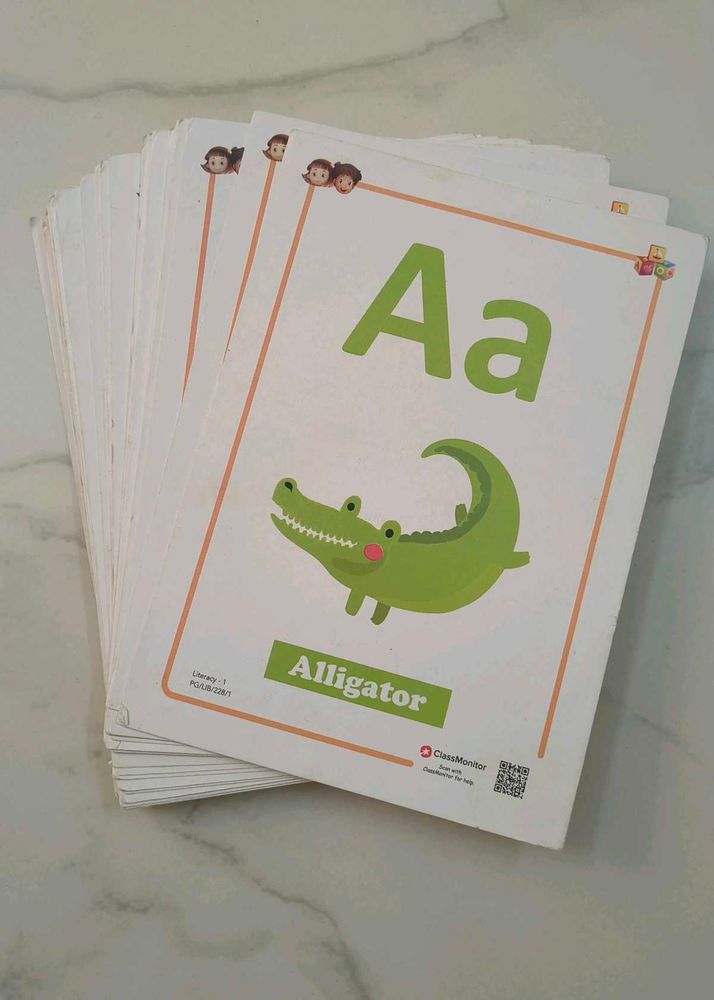 Alphabet Flashcards-Alphabet, Number, Rhyme