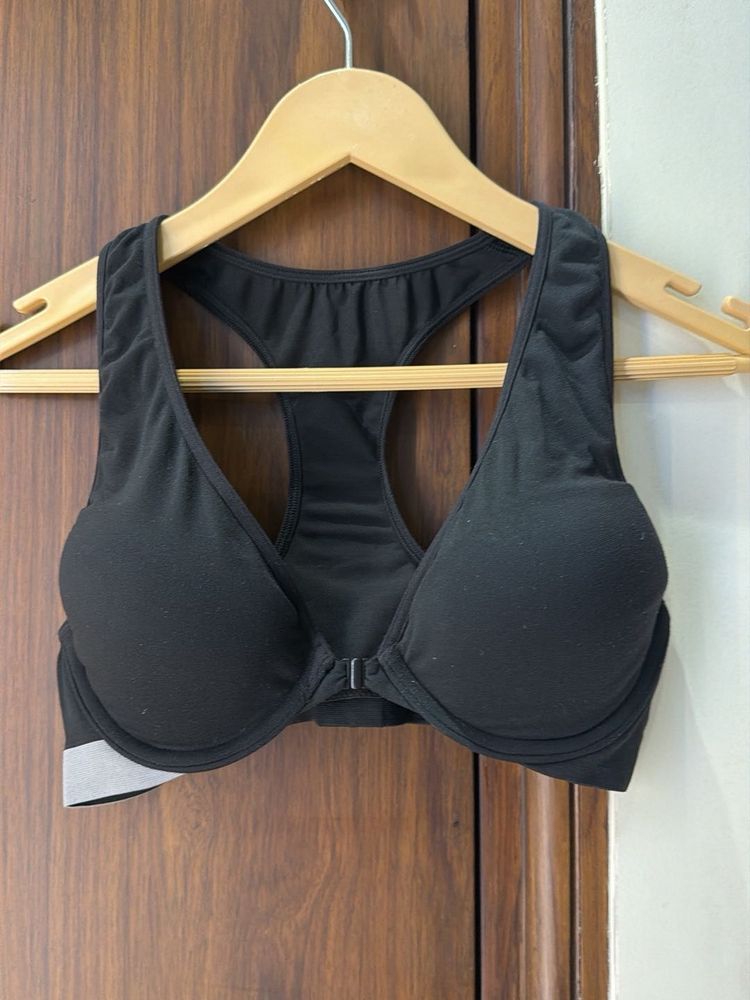 Black Sports Bra