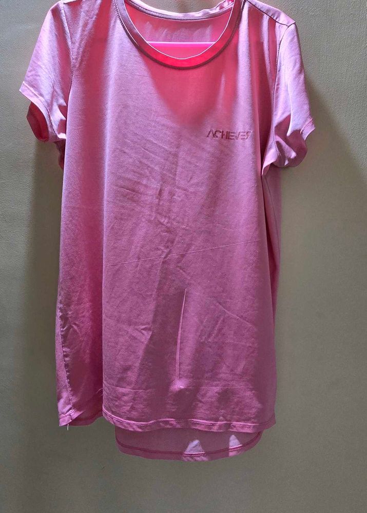 Pink Sports T-shirt