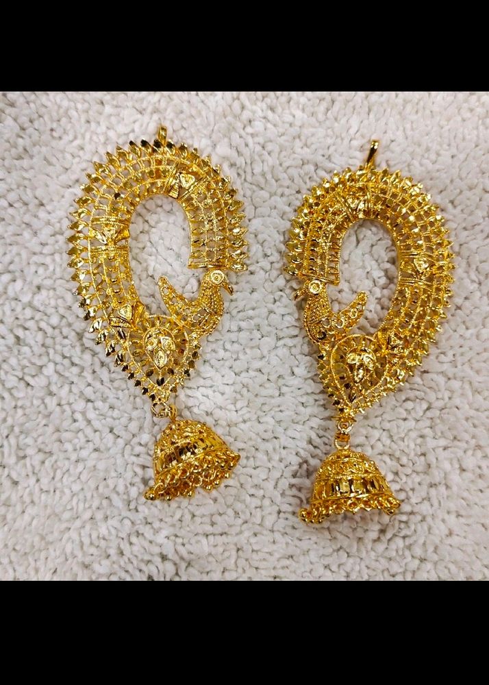One Gram Gold Plated Earing