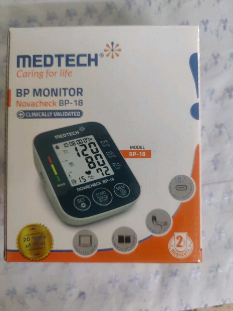 Medtech Blood Pressure Monitor Novacheck