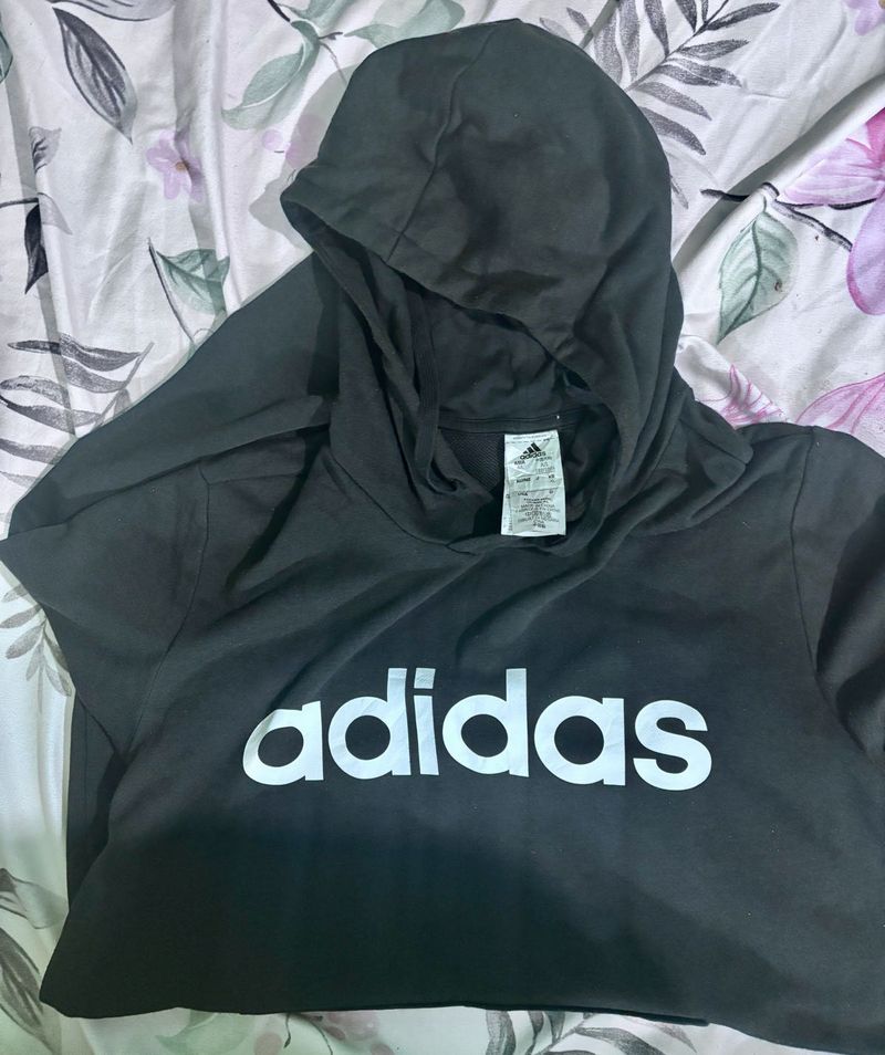Adidas Black Hoodie size 42