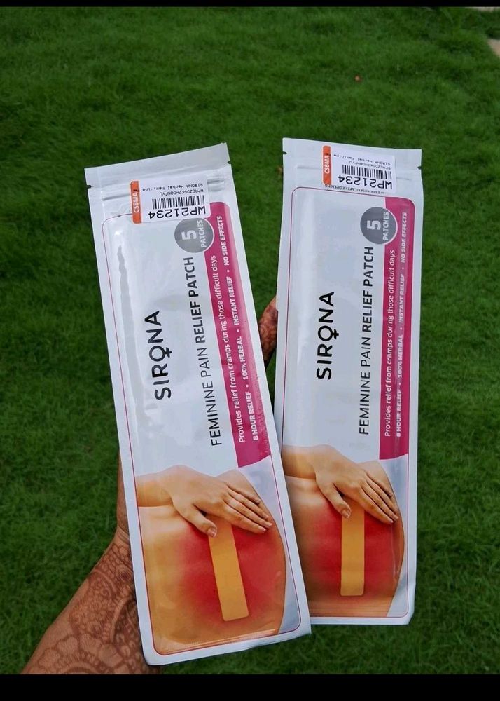 Sirona Feminine Pain Relief Patches (2 Packs)