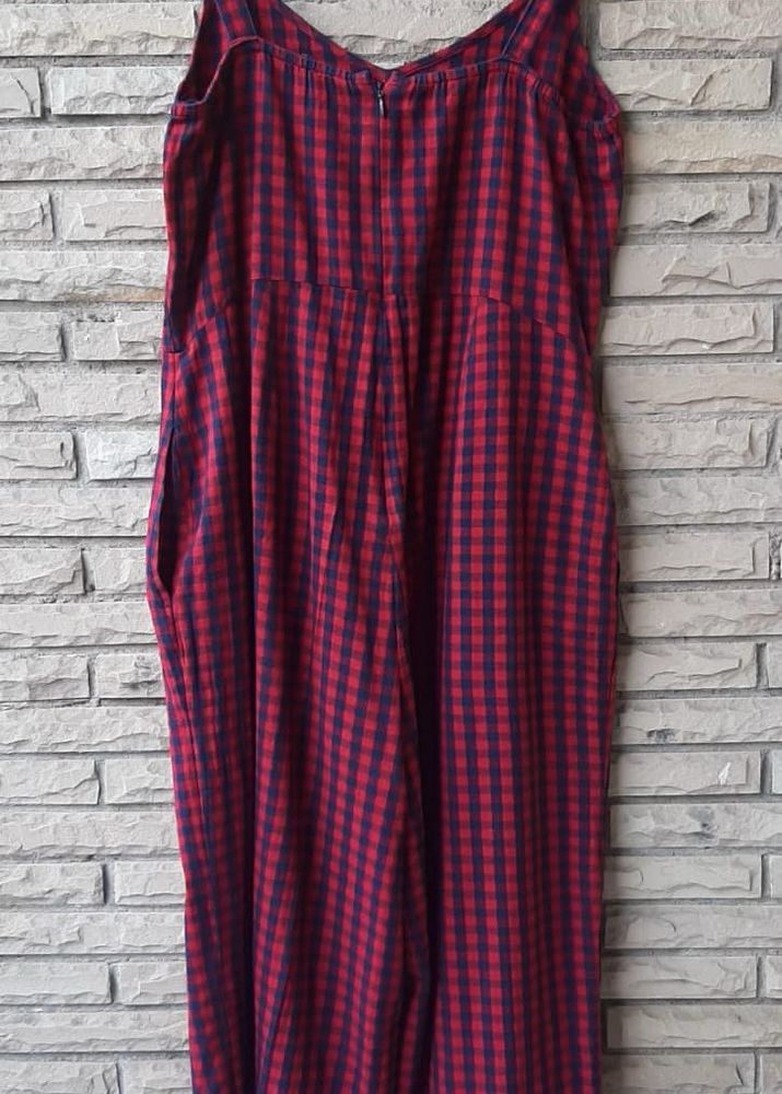 Red Checkered Jumpsuit