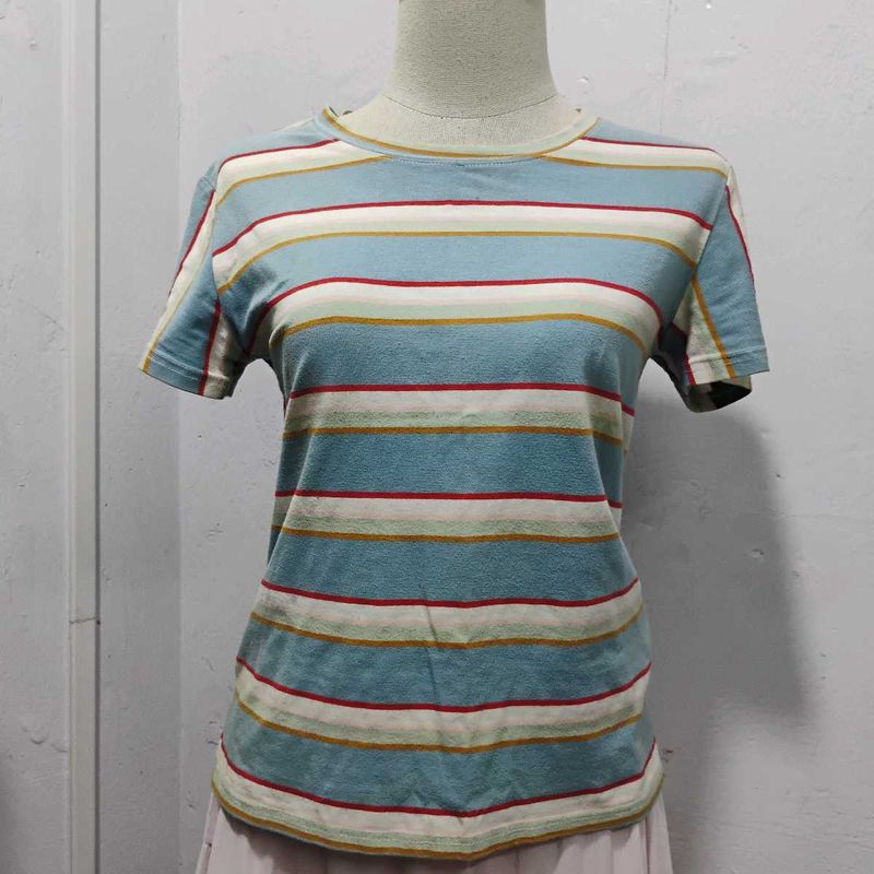 Striped Crew Neck T-Shirt