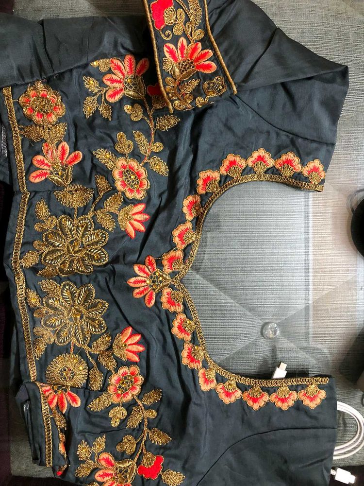Mom's Zari Work Lehenga Choli