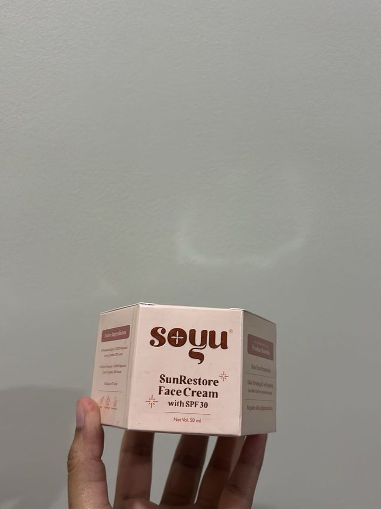 Soyu SunRestore Face Cream SPF 30