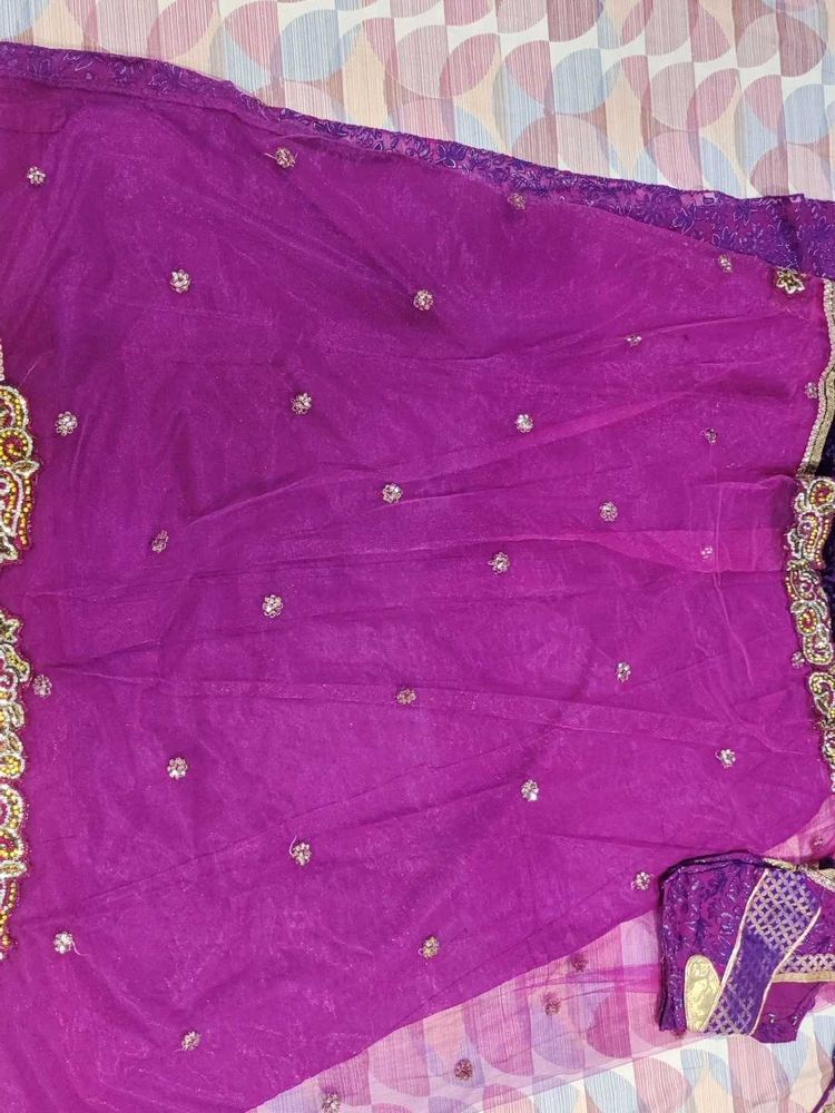 Stunning Purple Lehenga Choli