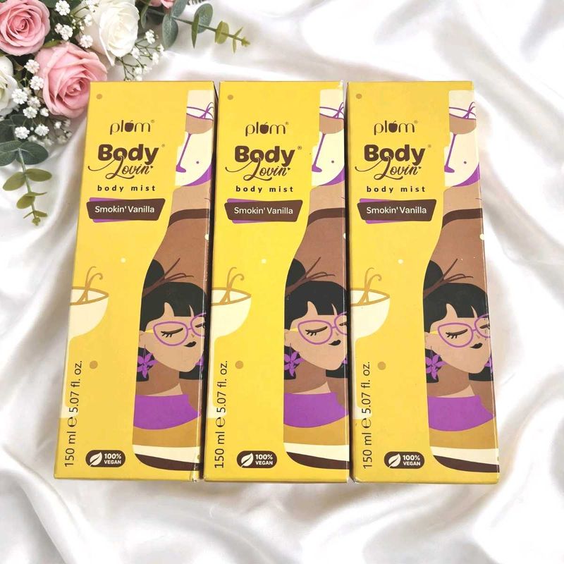 Plum BodyLovin  Mist - Smokin' Vanilla pack of 3