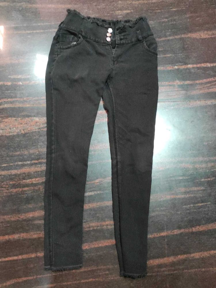 Black High Waisted Jeans