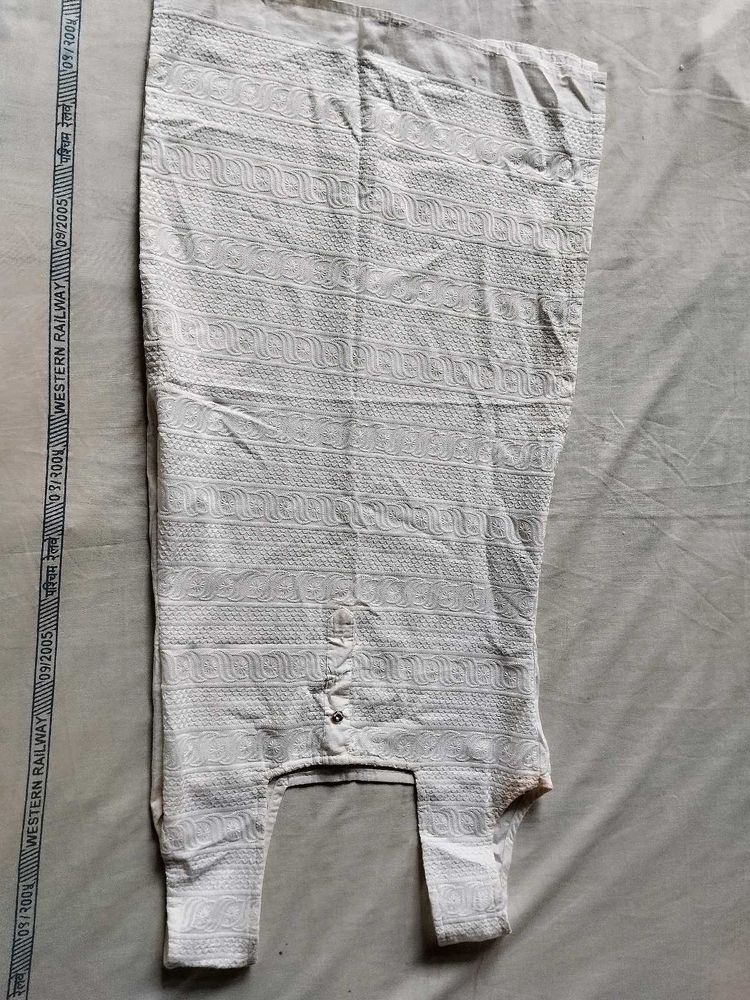 White Chikankari Kurta