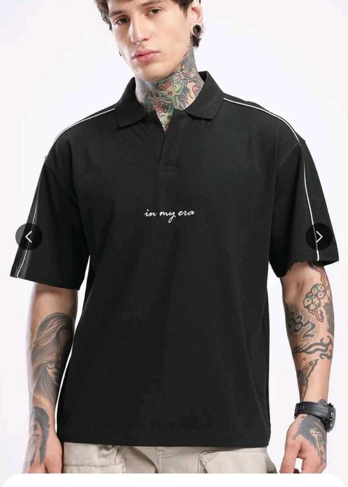 Black 'In My Era' Polo Shirt