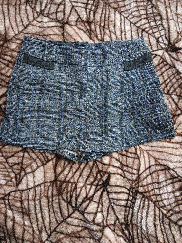 Plaid Skort