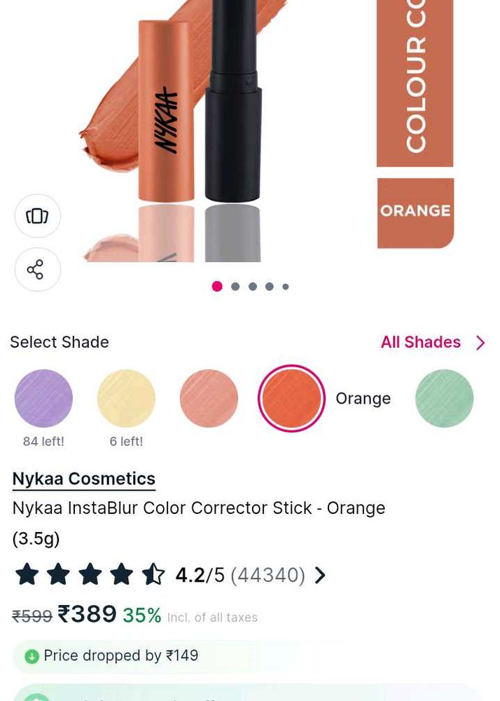 Nykaa InstaBlur Color Corrector Stick