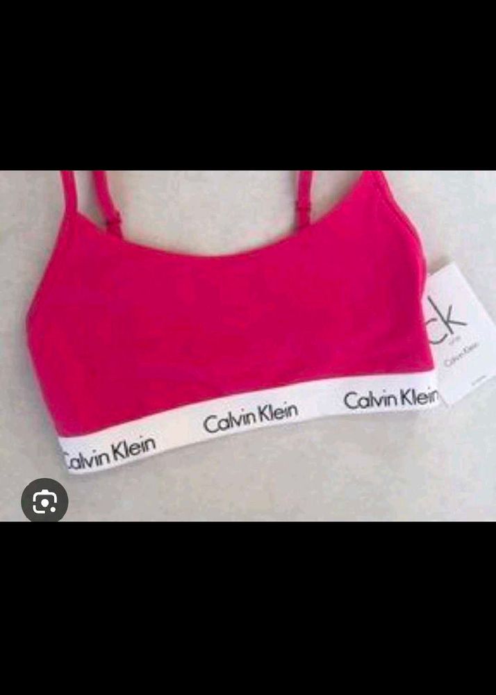 Calvin Klein Pink Bra